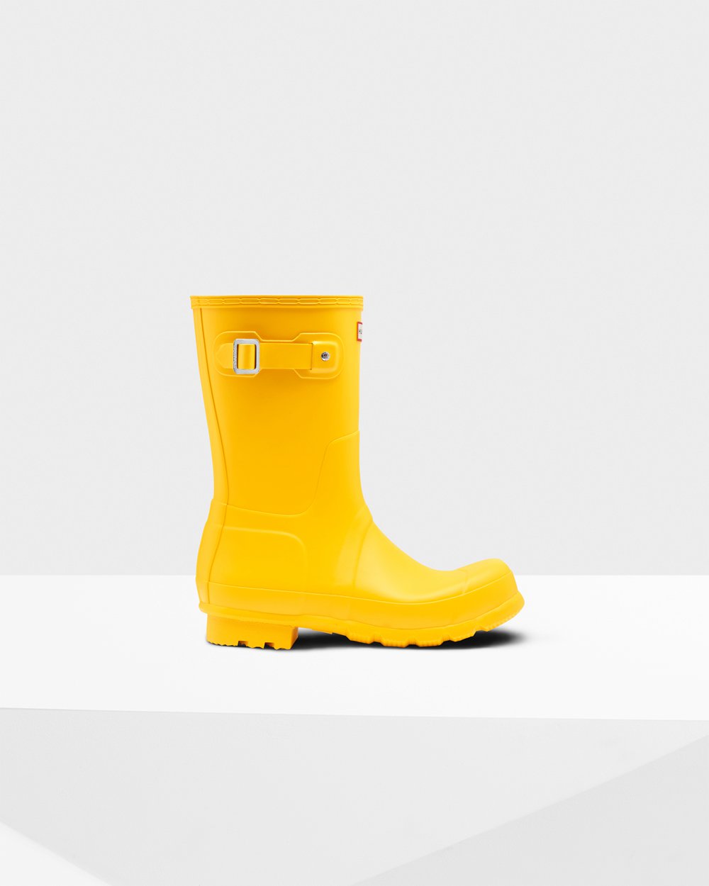 Mens Short Rain Boots - Hunter Original (71YQNAIUO) - Yellow